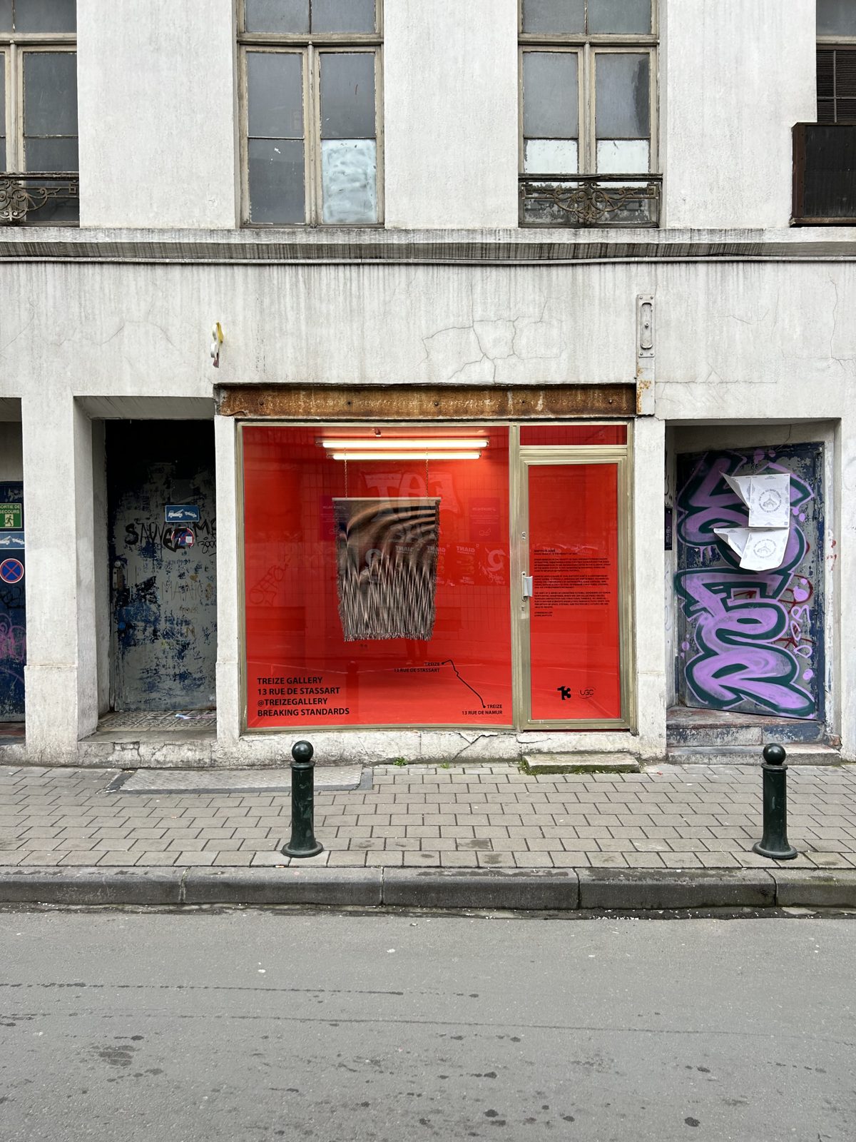 Baptiste Aimé at TREIZE, art gallery in Brussels