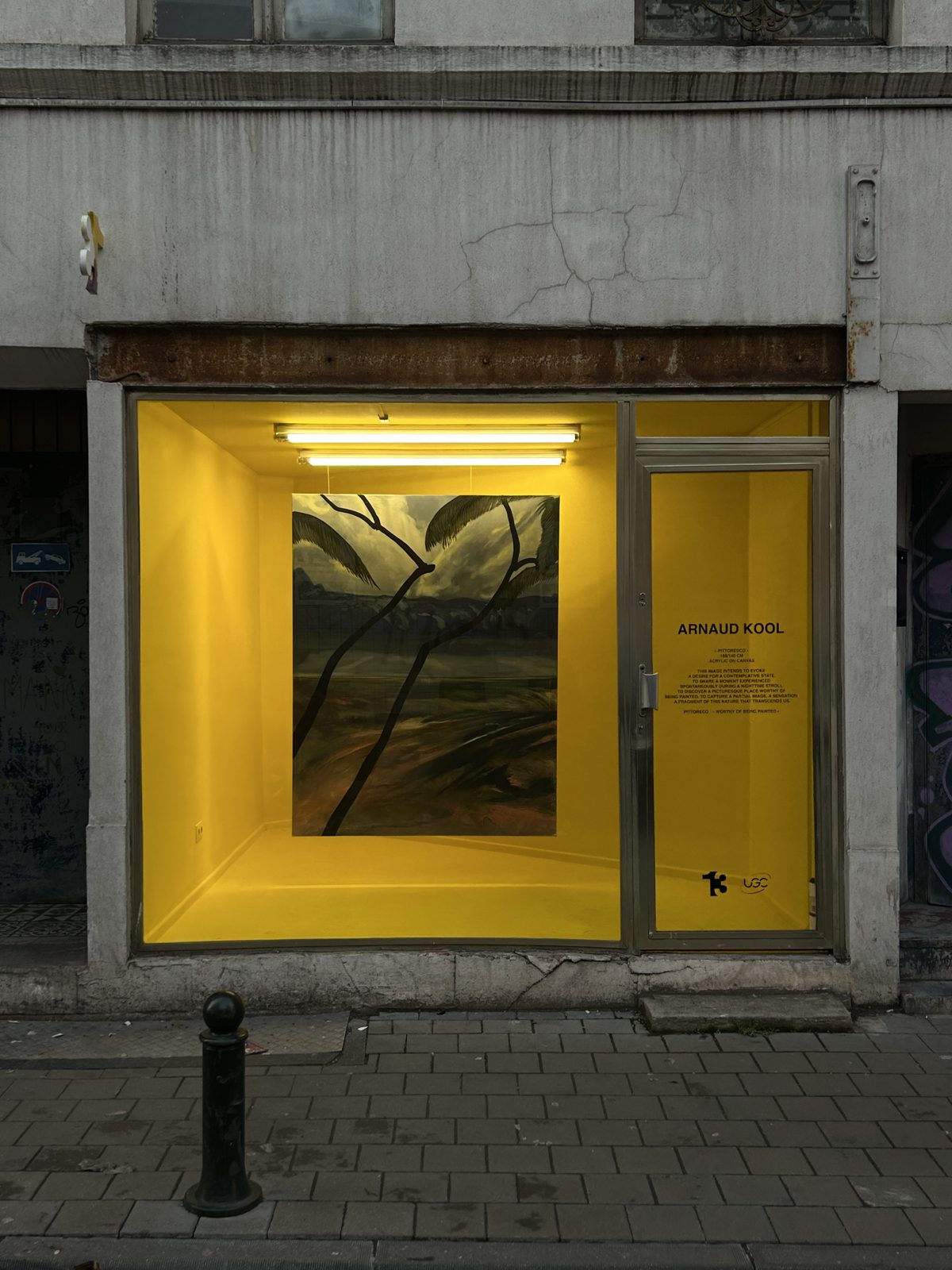 Pittoresco, Arnaud Kool, 2025, exhibition at TREIZE, contemporary art gallery, Brussels