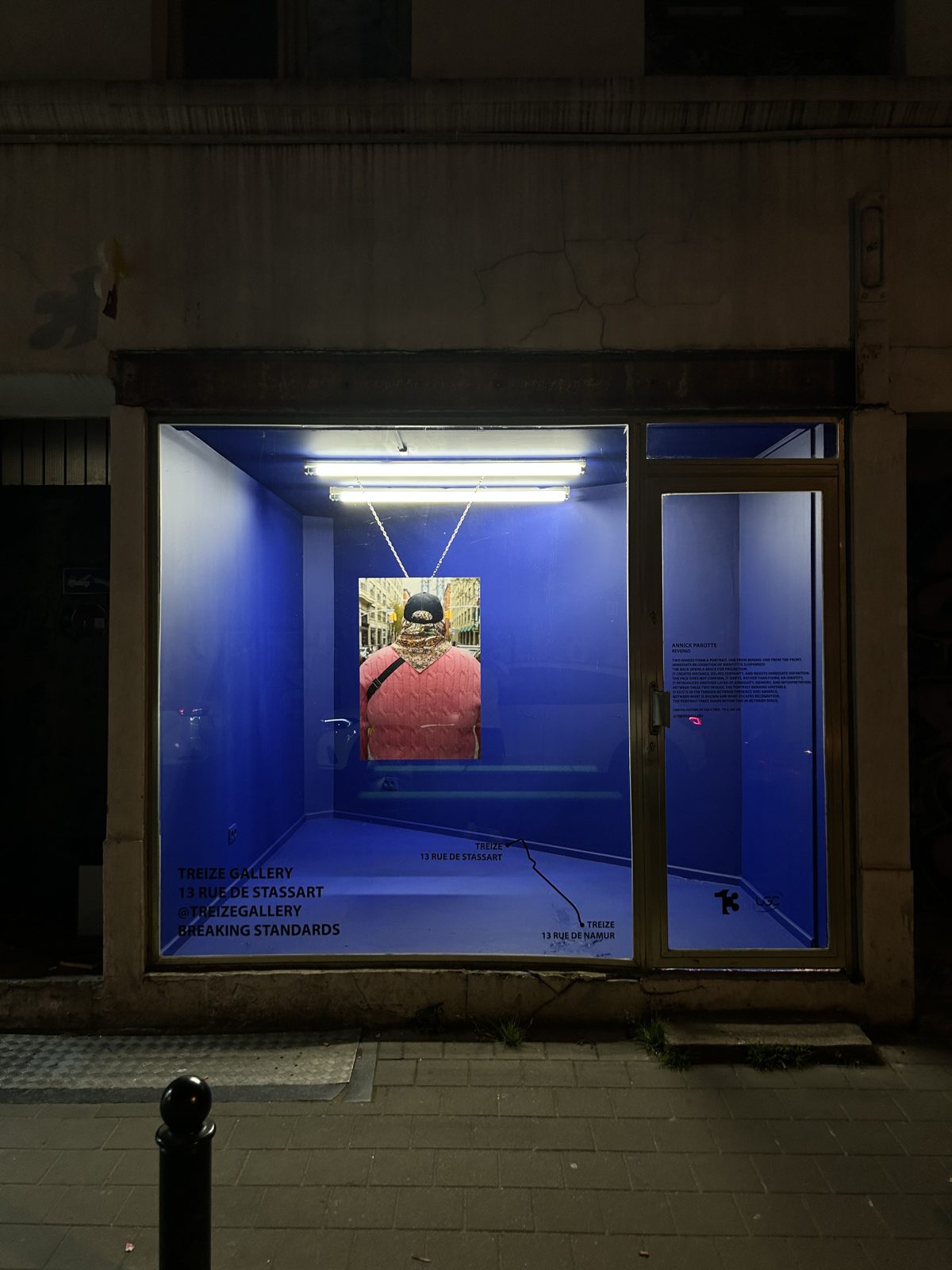 Annick Parotte at TREIZE, art gallery in Brussels