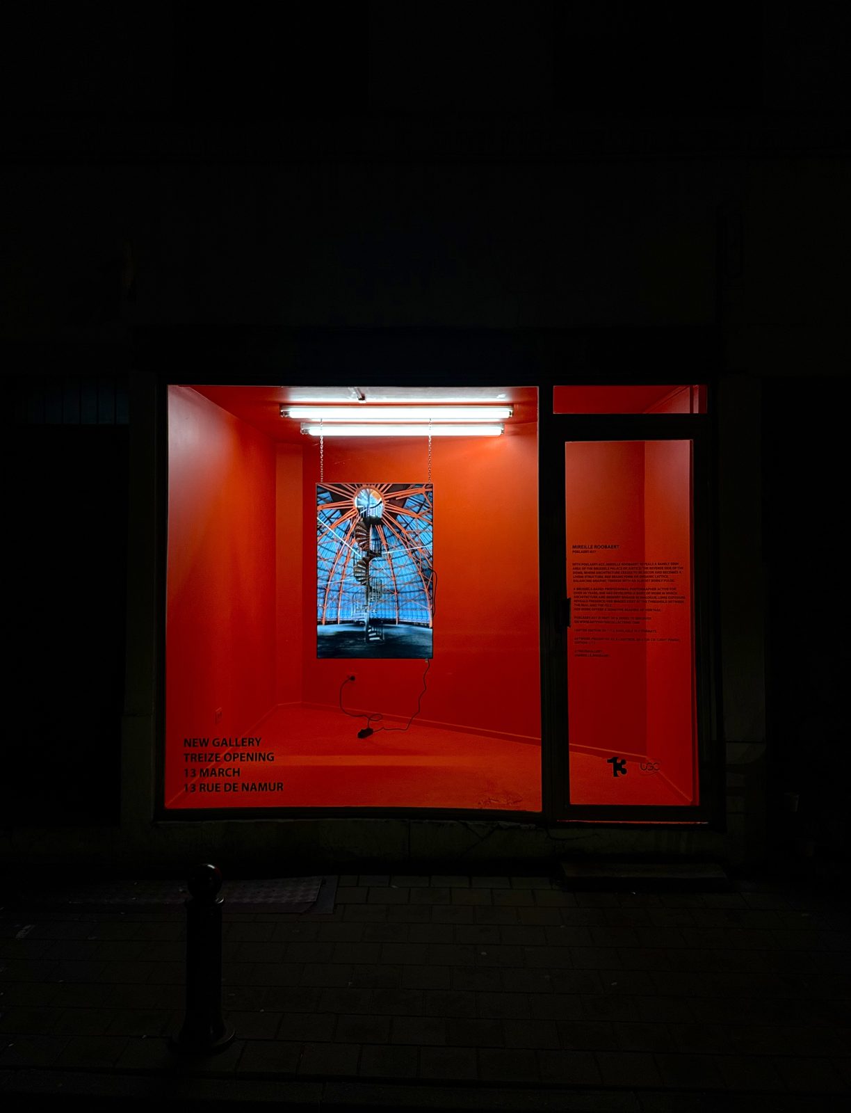 Mireille Roobaert at TREIZE, art gallery in Brussels